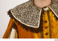  Photos Man in Historical Dress 17 16th century Medieval clothing brown suit collar lace 0002.jpg